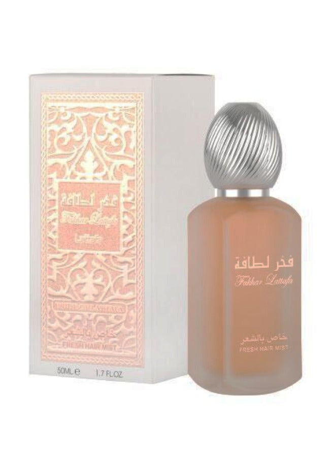 Lattafa Fakhar Women Hair Perfume – Luxurious Feminine Scent & Long-Lasting – 50 ml